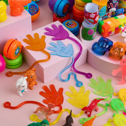 400 Prefilled Easter Eggs with Assorted Toys Inside, Plus 400 Stickers