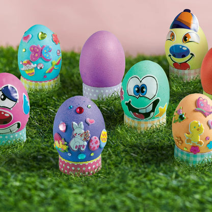 41-Piece Easter Egg Decorating DIY Kit with Dye Tablets and Stickers