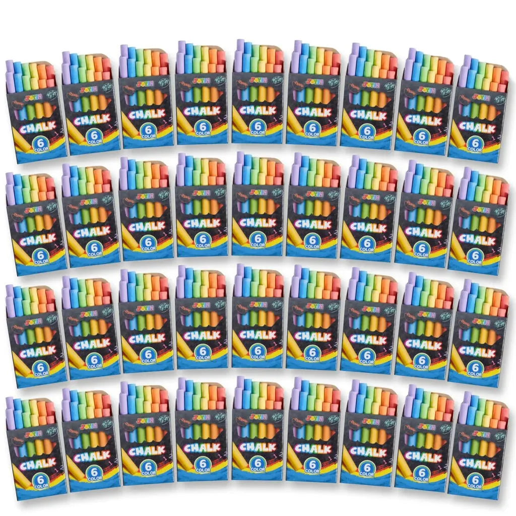 432 Counts Mini Chalk Set for Kids, Non-Toxic, for Boys & Girls Ages 3+ (36 Boxes)