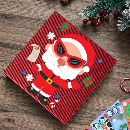Christmas Make-A-Face Sticker Set - Create Your Own Holiday Characters