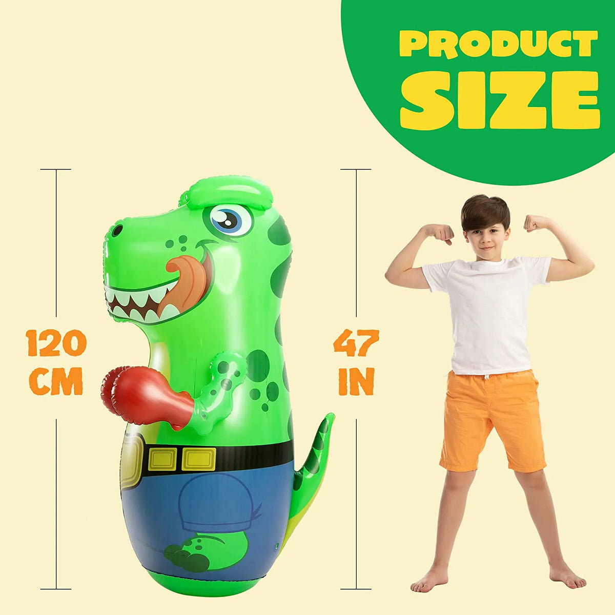 47-Inch Inflatable T-Rex Bopper