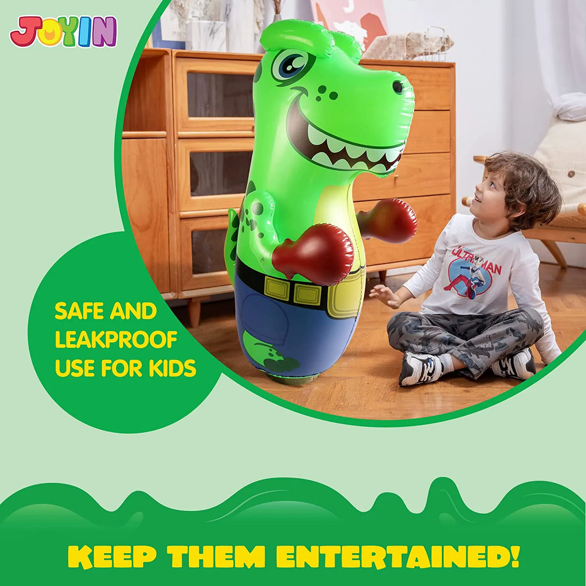 47-Inch Inflatable T-Rex Bopper