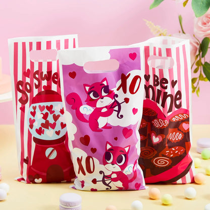 48-Piece Valentine's Day Treat Bags Set
