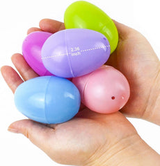 48-Pack Prefilled Easter Eggs with Animal Plush Toys