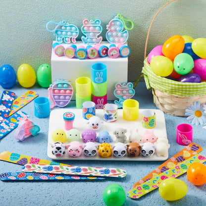48-Pack Assorted Prefilled Easter Eggs (2.4 Inches)