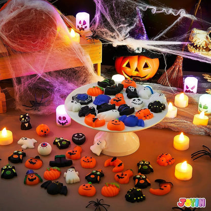 48-Pack Halloween Mochi Squishy Toys for Kids