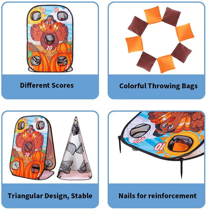 Foldable Toss Game Board
