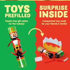 8-Piece Nutcracker-Themed Christmas Cracker Set