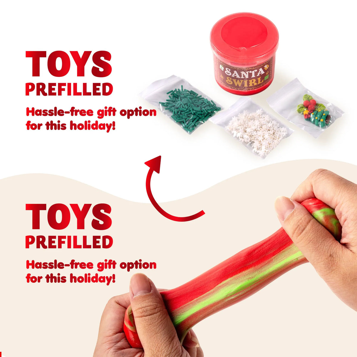 Dessert Slime Advent Calendar - 24 Days of Christmas Countdown Fun