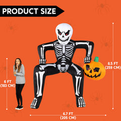 8.5ft Halloween Inflatable Skeleton Decoration