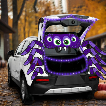 Spider-Themed Halloween Trunk or Treat Car Decorations Kit