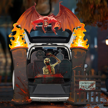 Halloween Cemetery Trunk-or-Treat Car Decoration Kit