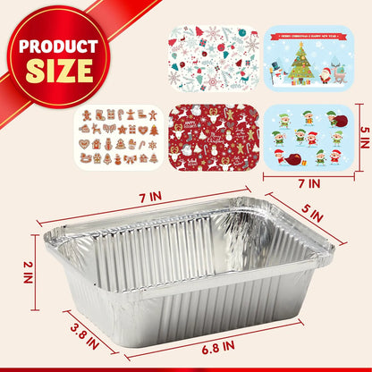 48 Christmas Cookie Tins with Lids for Gift Giving