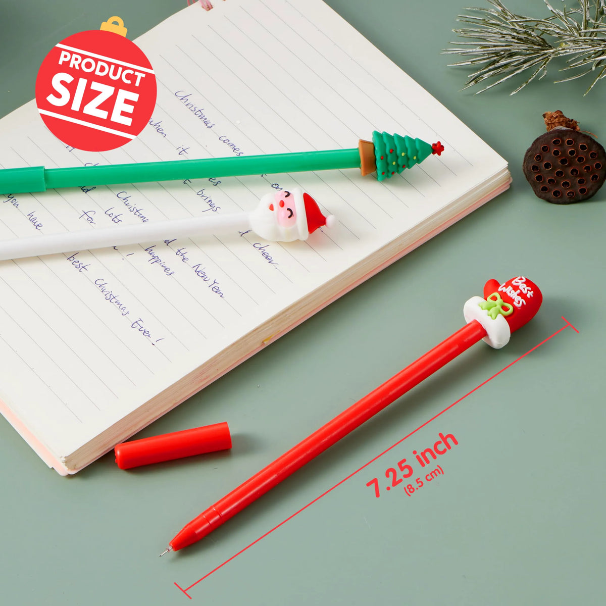 24 Pack Christmas Fun Pens - Bulk Set