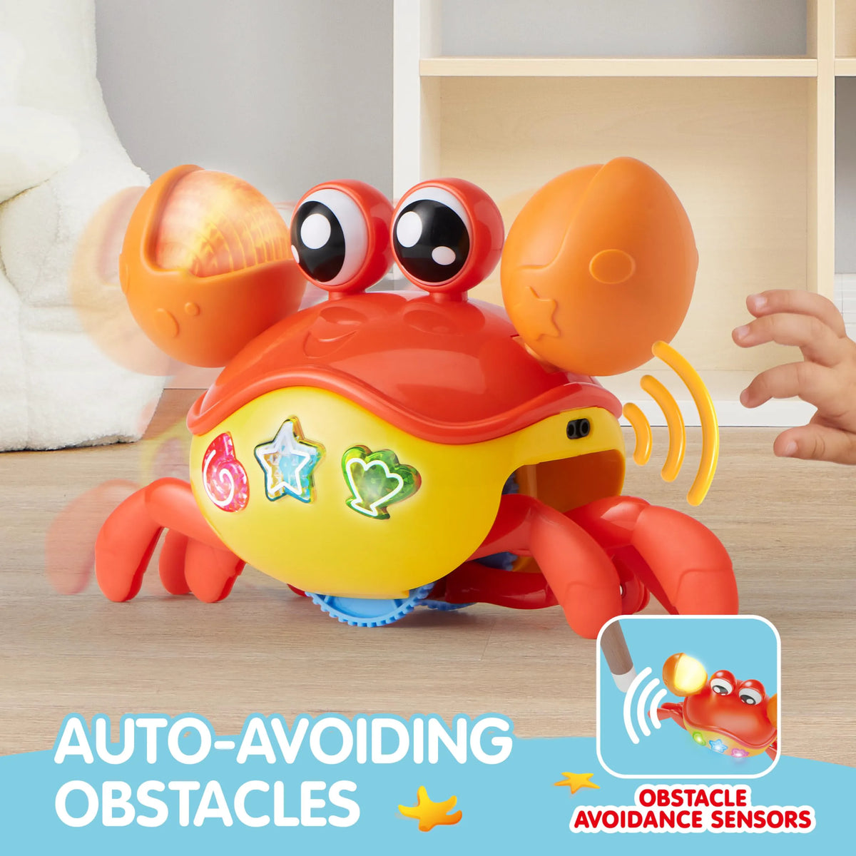 Crawling Crab Baby Toy by Play-Act