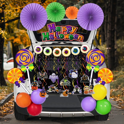 Halloween Lollipops Candy Trunk or Treat Car Stickers Decor