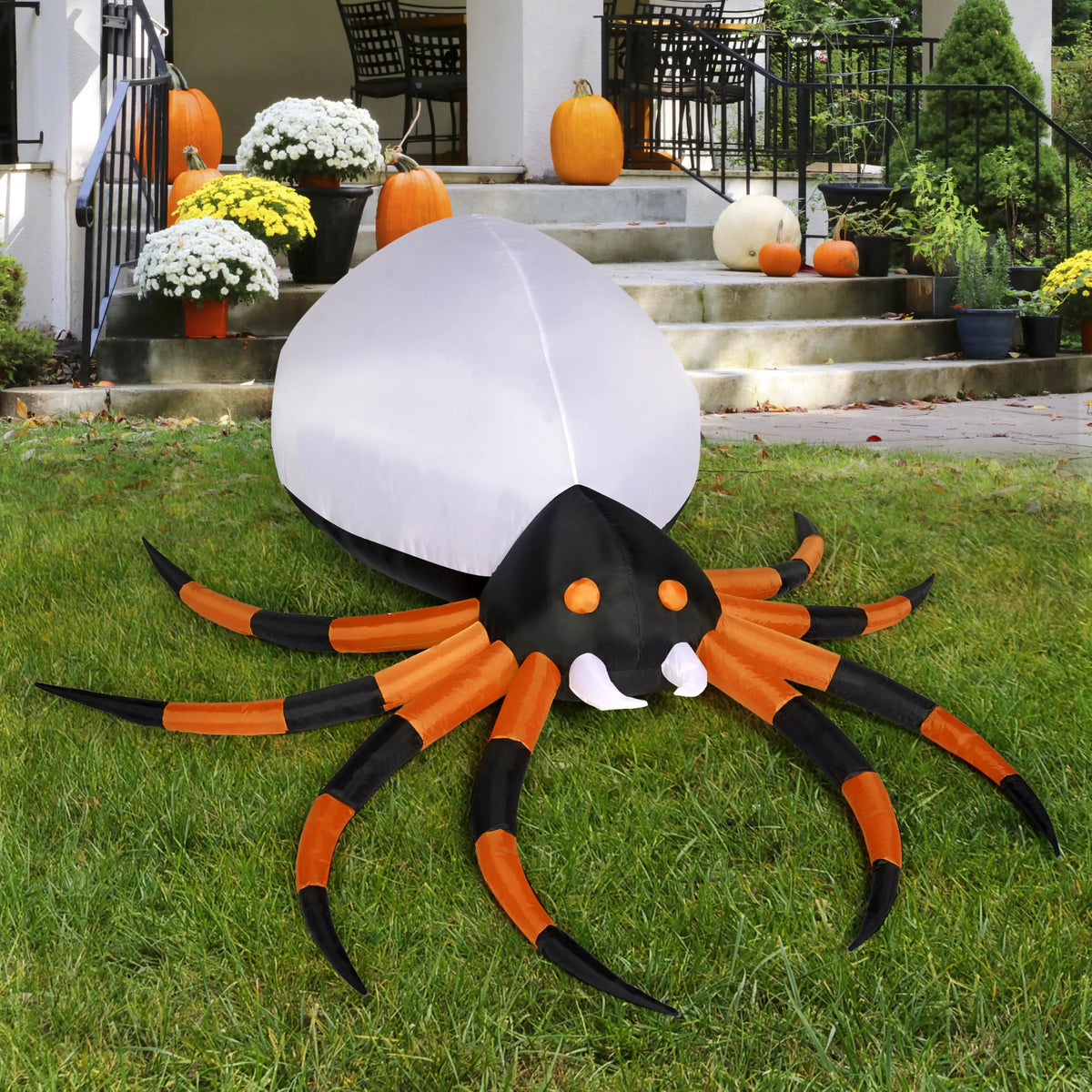 8 FT Giant Halloween Inflatable Spider Outdoor Decoration