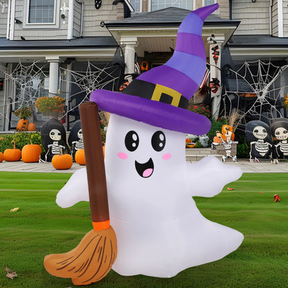 6FT Halloween Inflatable Ghost Outdoor Decoration