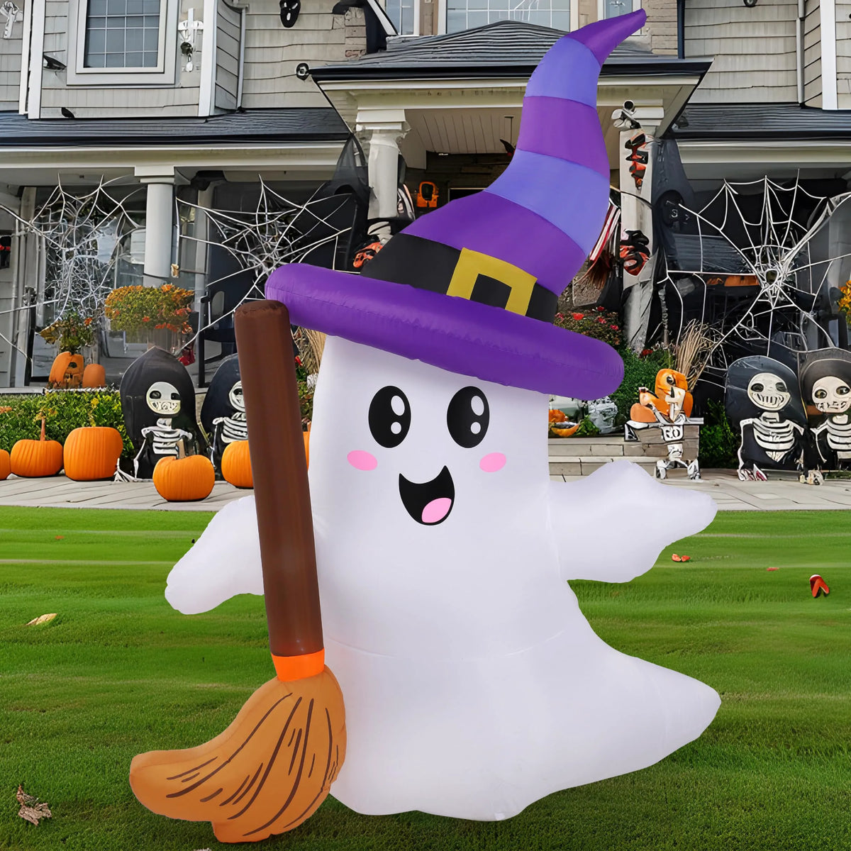 6FT Halloween Inflatable Ghost Outdoor Decoration