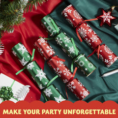 10in Christmas Party Favor - Red & Green (No Snap)