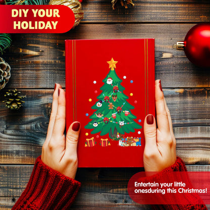 36 Christmas Tree Stickers - DIY Xmas Stocking Stuffers