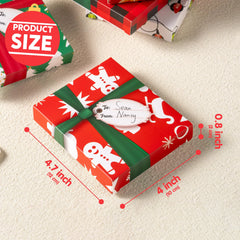 6 Christmas Card Holders in Gift Boxes