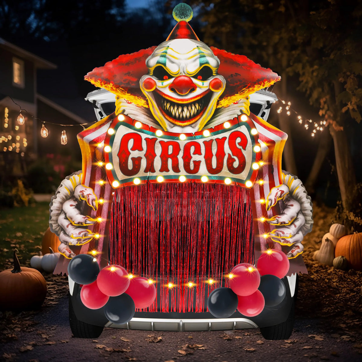 Halloween Clown Circus Carnival Decoration Kit