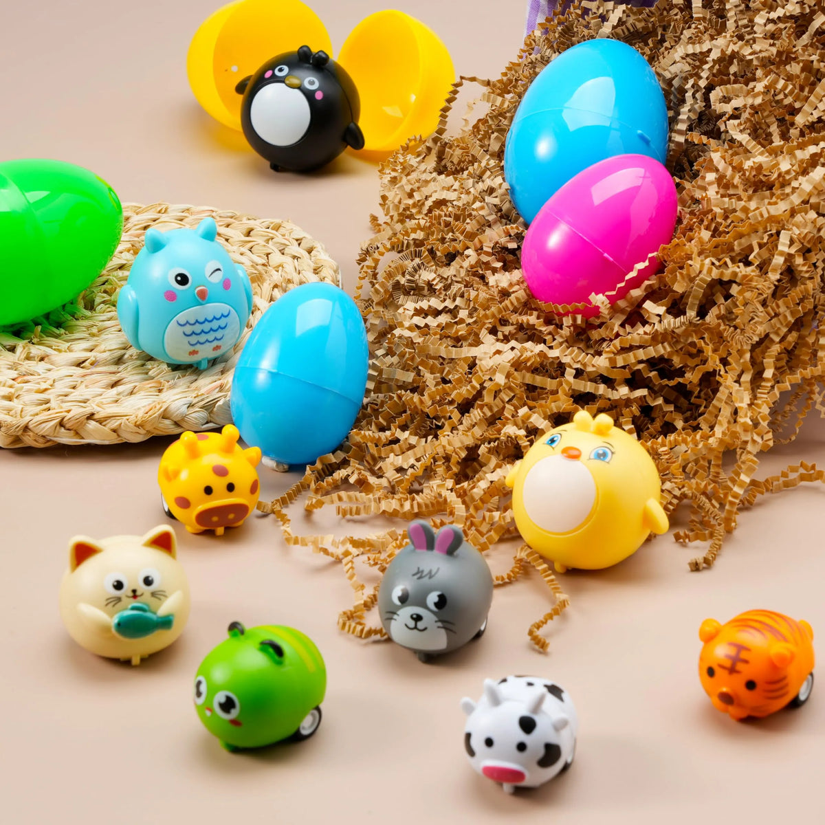 12 Prefilled Easter Eggs with Toys