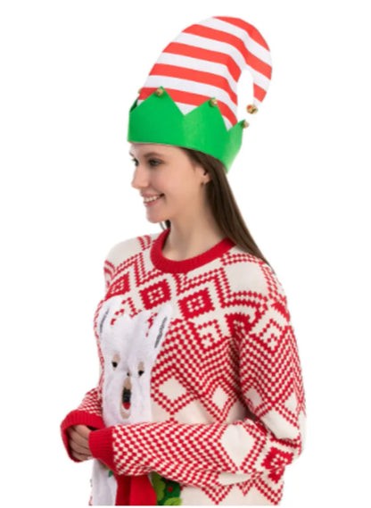Colorful Holiday Elf Hat (3-Pack)