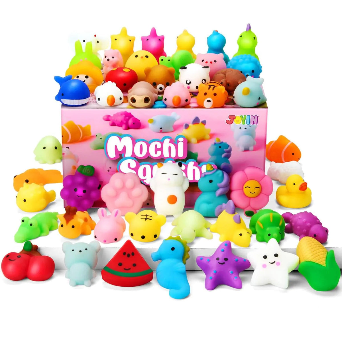 50 Mini Mochi Party Favors for Kids Classroom Prizes