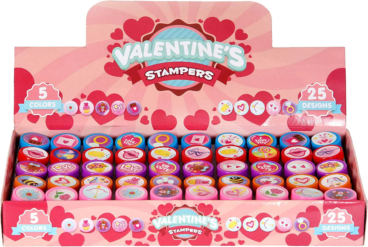 50 Valentine's Day Stamps