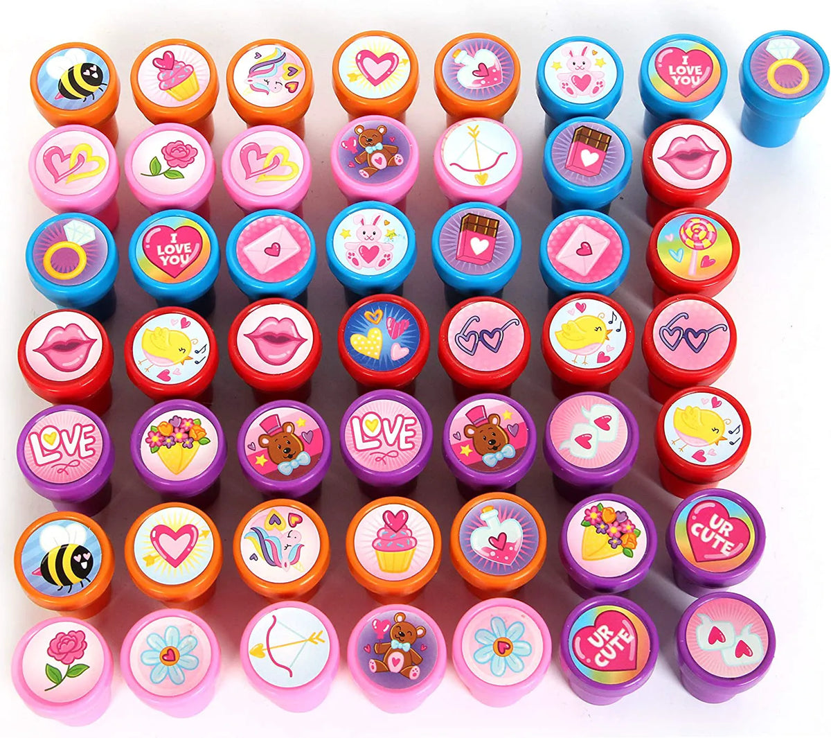 50 Valentine's Day Stamps