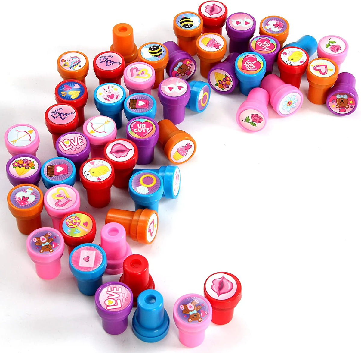 50 Valentine's Day Stamps