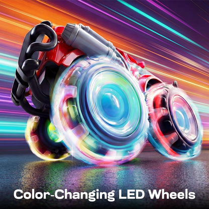 JOYIN 3-Pack Monster Truck Toys with Flashing LED Wheels