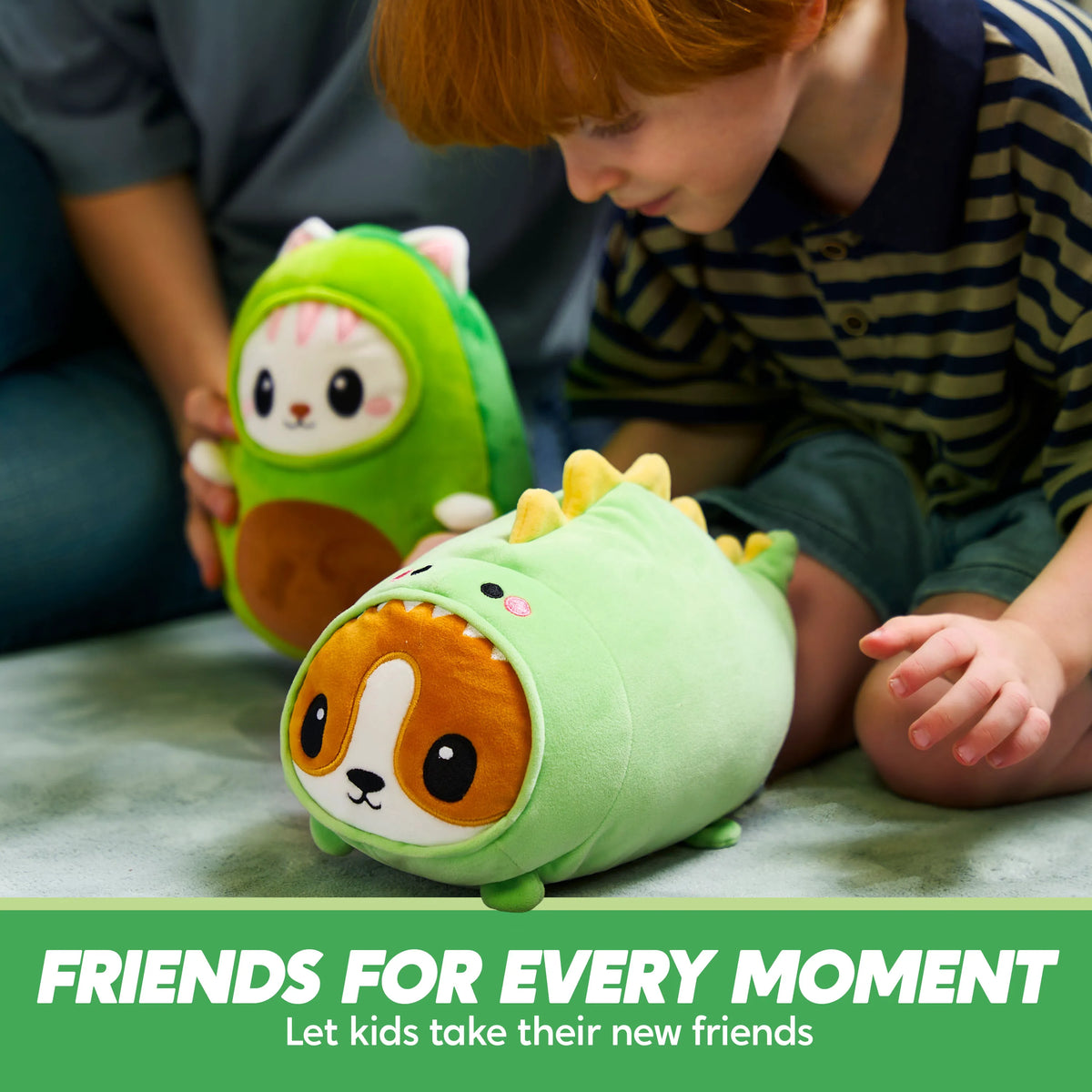 11" Corgisaur Plush Toy - JOYIN Soft Dinosaur Corgi Stuffed Animal Pillow for Kids Adults Birthday Easter Gift