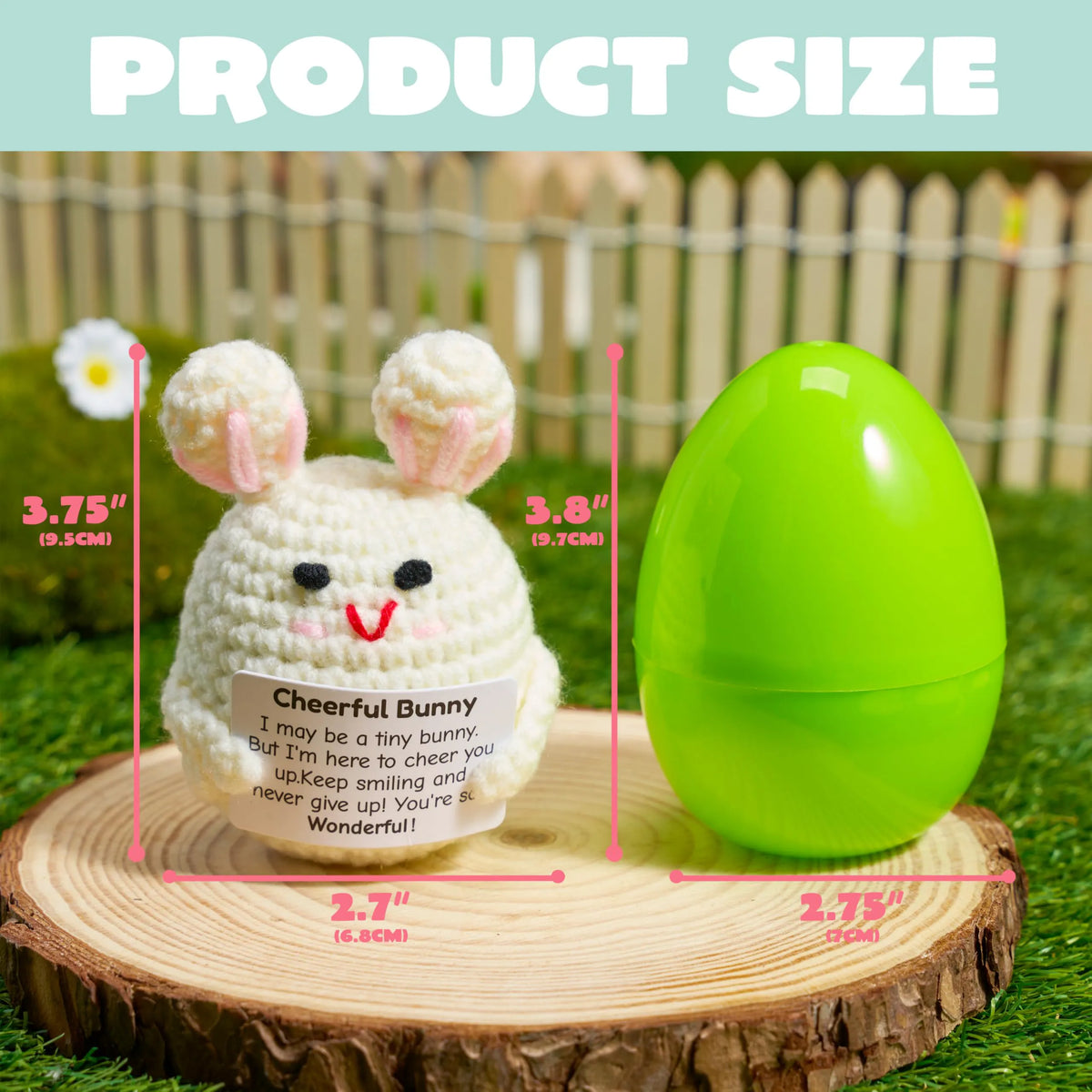 5 Jumbo Prefilled Easter Eggs with Crochet Toys for Egg Hunts, Party Favors & Classroom Prizes