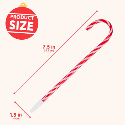 24 Christmas Candy Cane Ballpoint Pens for Kids Gifts