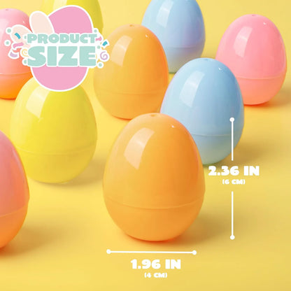 100PCS Pastel Easter Egg Shells Bulk for Easter Hunt 2.3"