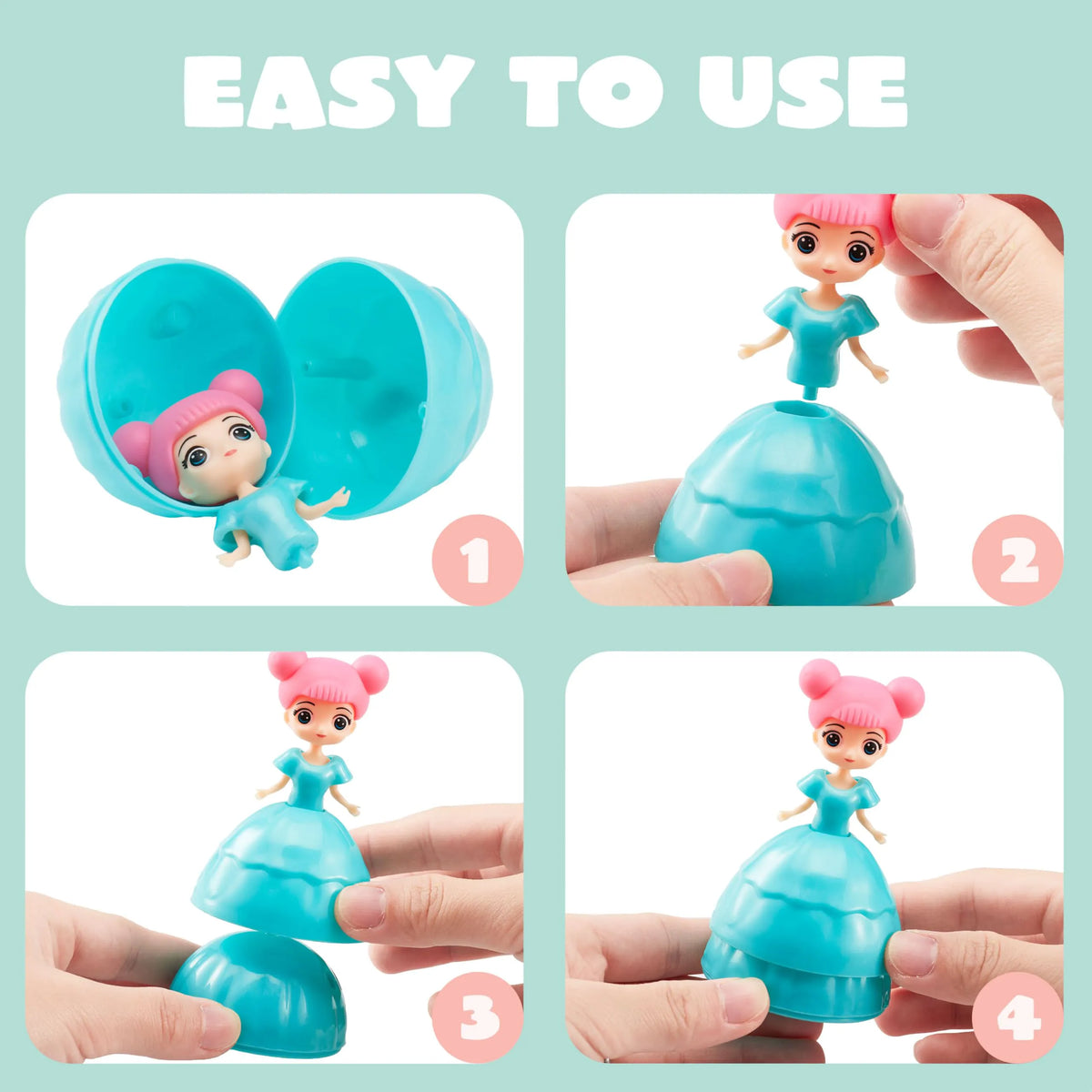 12 Princess Filled Easter Eggs for Egg Hunt