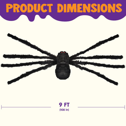 9-Foot Halloween Spider Outdoor Decoration