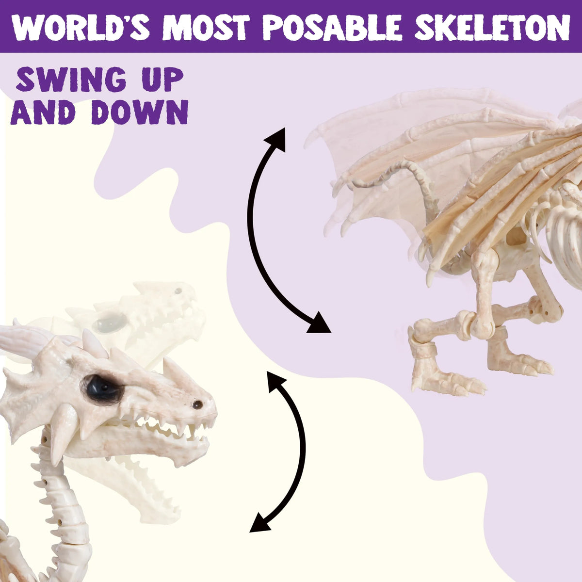 Spooky Dragon Skeleton Halloween Decoration