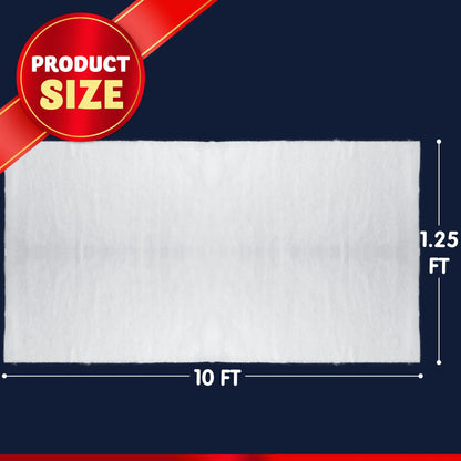 2-Pack Christmas Snow Blanket Roll for Holiday Decor