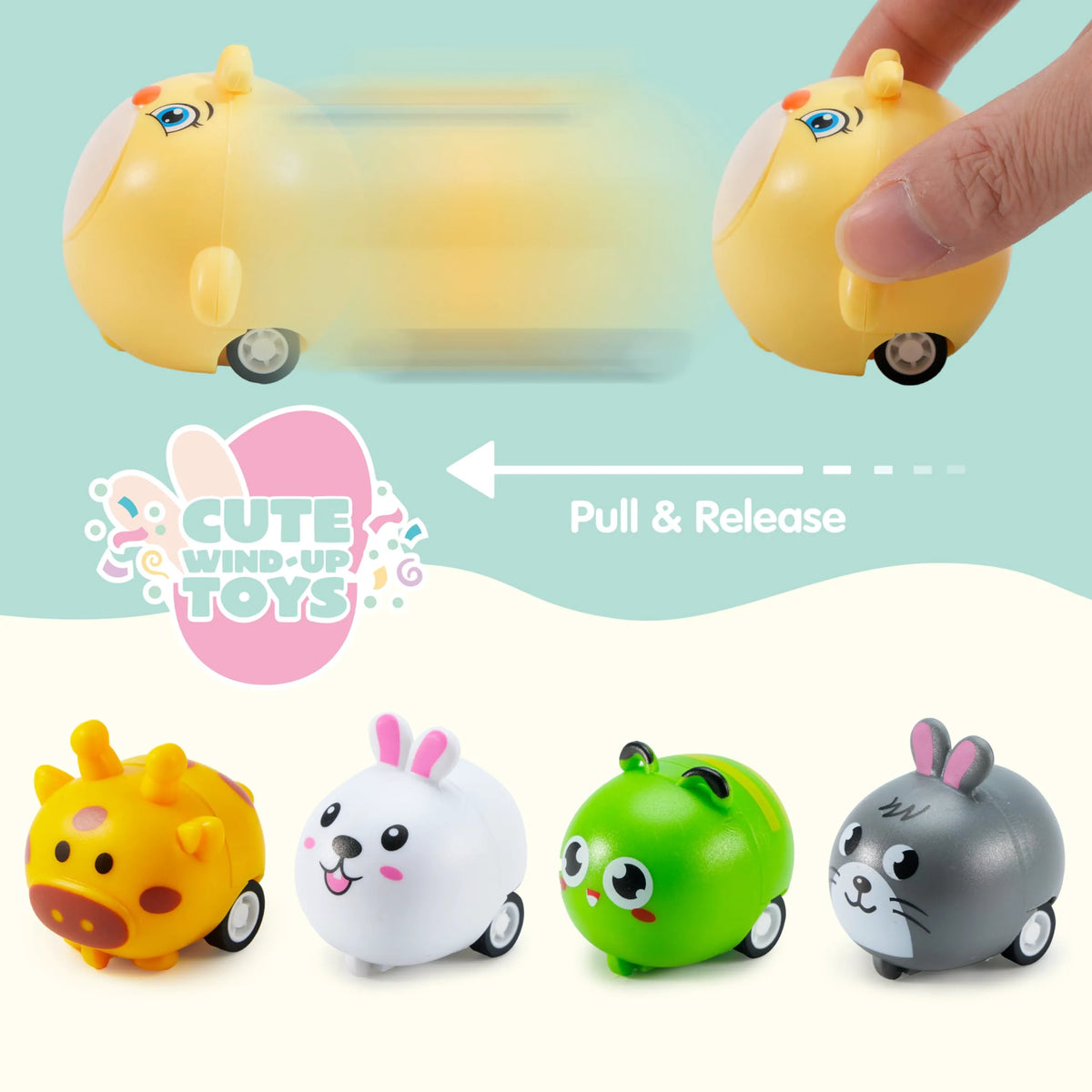 12 Prefilled Easter Eggs with Toys