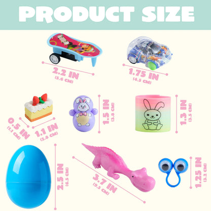 Bulk 300 Filled Easter Eggs with Toys