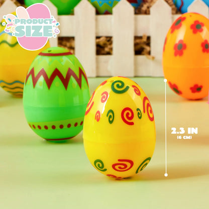 24 Pack 2.3-Inch Printed Eggs