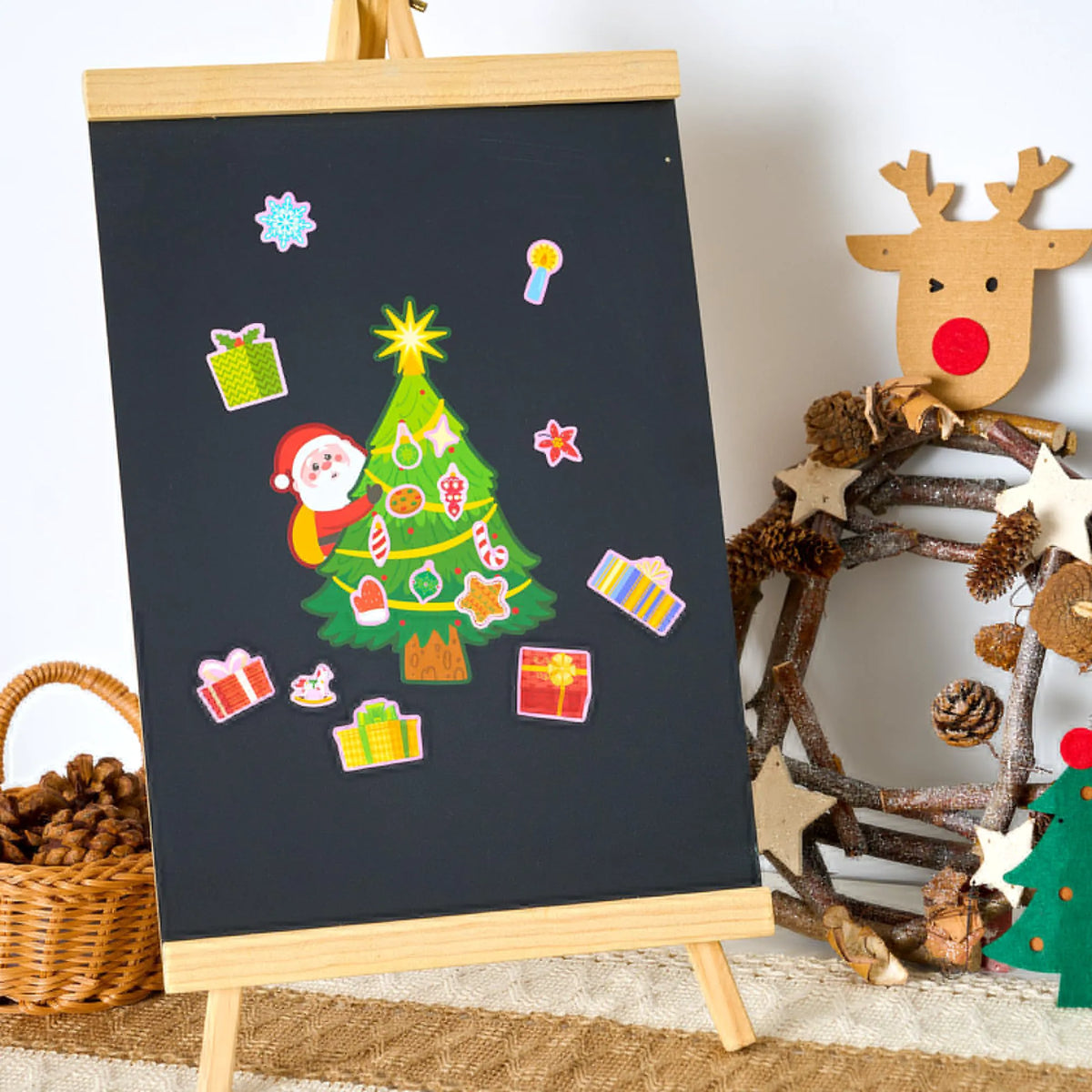 48 Christmas Sticker Sheets for Kids' Crafts