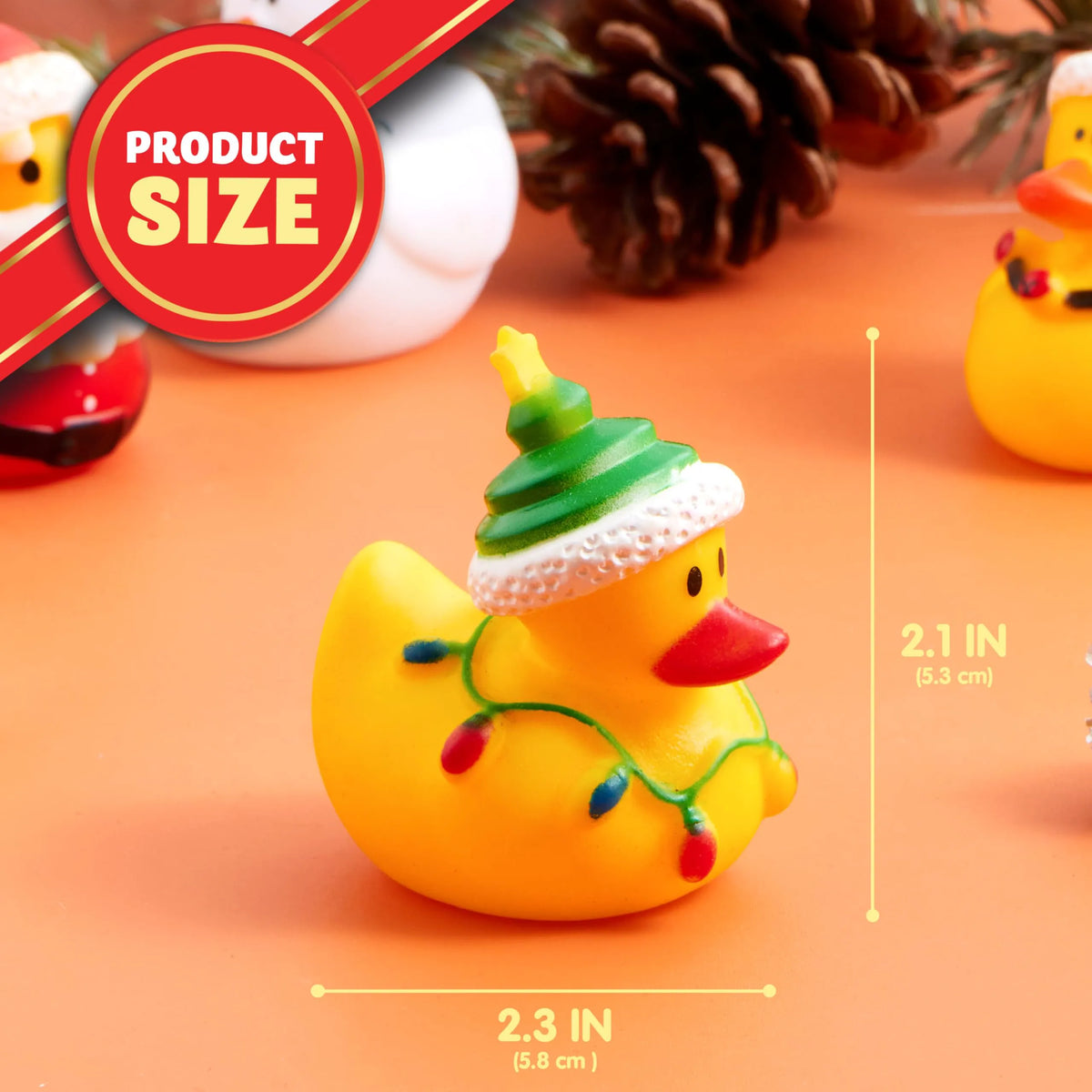 24 Days of Christmas Advent Calendar with Rubber Ducky Bath Toys