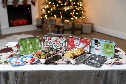 36 Christmas Cookie Tins with Lids for Gift Giving