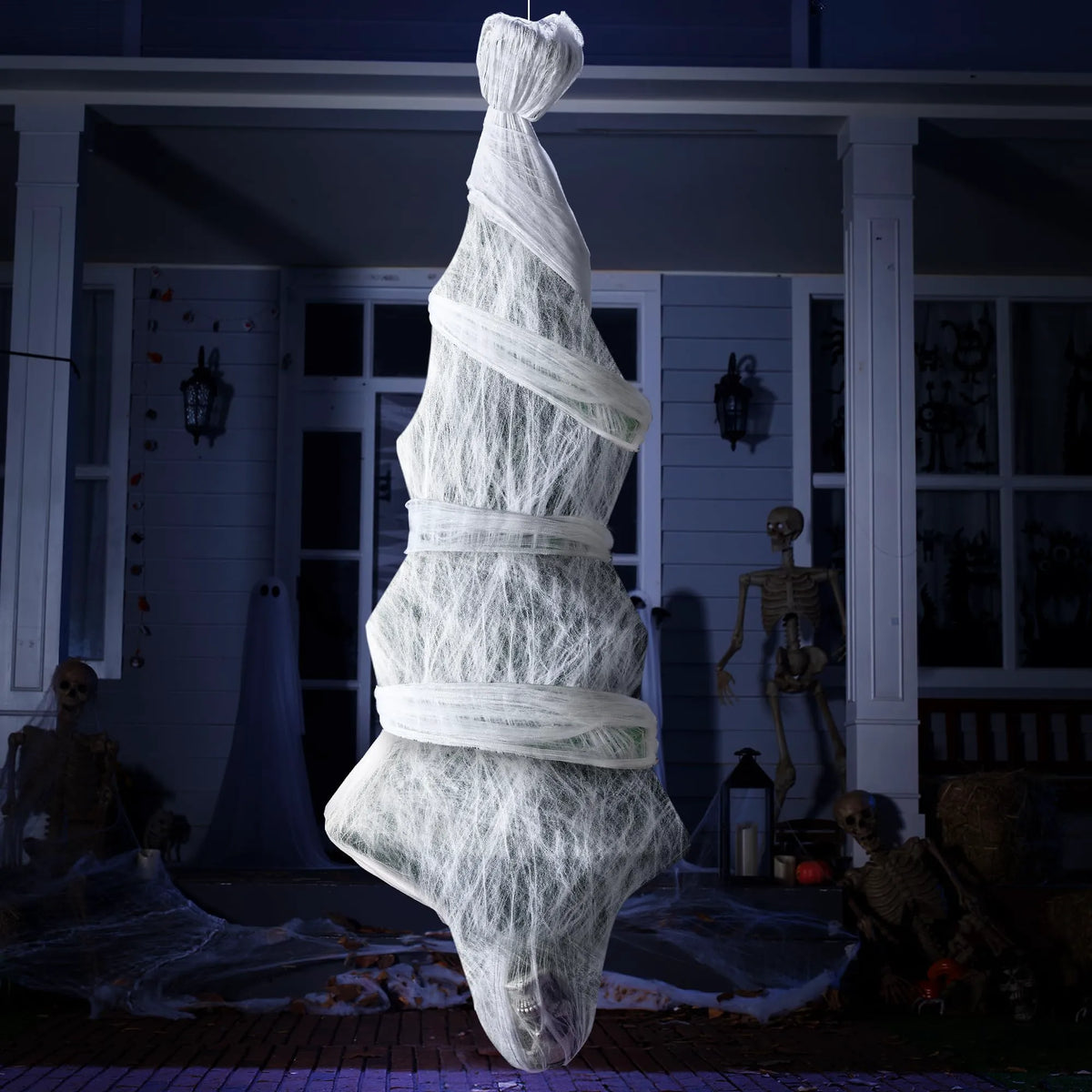 72-Inch Halloween Hanging Cocoon Corpse Outdoor Decoration