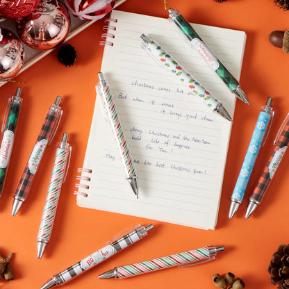 24 Pack Christmas Ballpoint Pens - Bulk